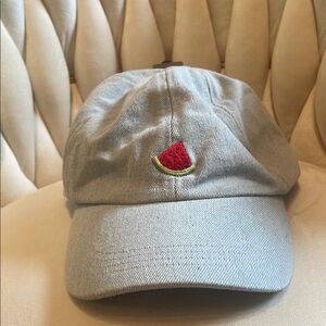 Steve Madden NWT denim watermelon baseball cap